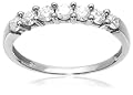 10k White or Yellow Gold 7-Stone Shared Prong Diamond Ring (1/2 cttw, J-K Color, I2-I3 Clarity)