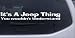 Its A Jeep Thing You Wouldnt Understand Off Road Car Window Wall Laptop Decal Sticker -- White 8in X 1.2in