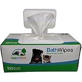Park City Pets - Dog & Cat Grooming Wipes - Large Hypoallergenic Bath Wipes - 100 count - Eco-Friendly Box