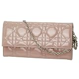 Christian Dior(クリスチャンディオール) 長財布 レディディオール エナメル チェーンストラップ付き VRB43060[並行輸入品]