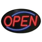 Newon LED Sign, Red/Blue, 13 x 21