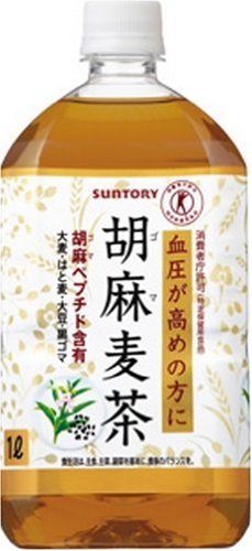 (お徳用ボックス) サントリー 胡麻麦茶 1Lx12本 「特定保健用食品」