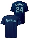 Ken Griffey Jr. Seattle Mariners Name and Number T-Shirt (Small)