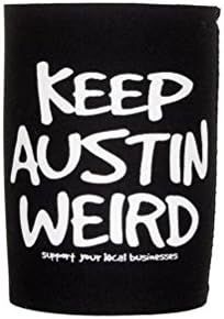 University Co-op Keep Austin Weird Koozies By Outhouse Designs (Black)