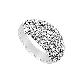 Diamond Ring : 14K White Gold - 1.75 CT Diamonds