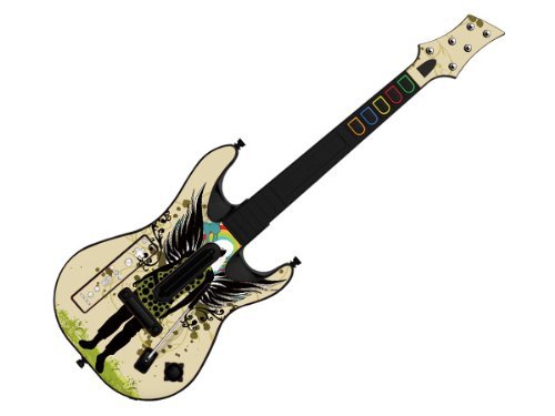 Decorative Skin fits Guitar Hero 5 for Wii (GUITAR NOT INCLUDED), Item No.GTW0996-9