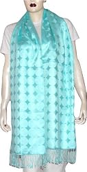 Silk Scarves Womens Accessory 27 x 80 inches (psrf116)