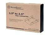 SilverStone SDP08 Einbaurahmen für zwei 6,3 cm (2,5 Zoll) Laufwerke in einem 8,9 cm (3,5 Zoll) Schacht