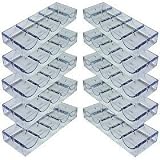Da Vinci 10 Clear Acrylic Stackable Poker Chip Trays. Each Rack holds 100 chips