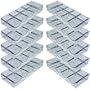Da Vinci 10 Clear Acrylic Stackable Poker Chip Trays. Each Rack holds 100 chips