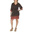 Mossimo&reg; Black Plus Print Boho Dress - Brown