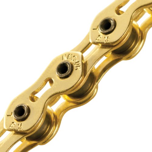 KMC K710SL SuperLite Kool Bicycle Chain (1-Speed, 1/2 x 1/8-Inch, 100L, Ti-N Gold)