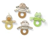Gund Baby Silly Stripes Teether, Styles May Vary