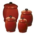Corelle 4-pc. Canister Set - Red