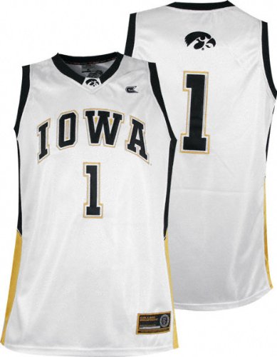 Buy Iowa Hawkeyes Youth White Endline Basketball Jersey