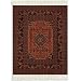 Fiberlok Antique Red Afghan MouseRug, Hand Washable Mouse Pad & Desk Protector.