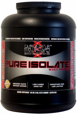 Muscle Gauge Nutrition Pure Isolate Whey Protein - 2 Lbs. - Vanilla