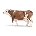 Schleich 13641  - Bauernhof, Fleckvieh-Kuh