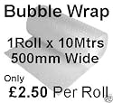 10 Mtrs Bubble Wrap 500mm Wide + 5 Mtrs Brown Wrapping Paper FREE..!!!