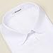 ANZERMIX Womens Detachable Blouse Half Shirts (Round-White,One Size)