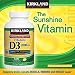 Kirkland Signature Vitamin D3, 2000 I.U. 600 Softgels each (Pack of 2)