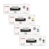 Original Canon 118 Black, Cyan, Magenta, Yellow for the Canon Color imageCLASS MF8350Cdn