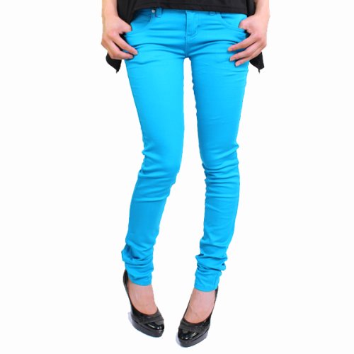 (トリップニューヨーク) TRIPP NYC スキニージーンズ パンツ レディース ターコイズ Skinny Jeans