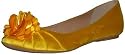 Buffalo Girl Ballerina Satin flach yellow