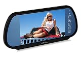 Produkt-Bild: 7" Spiegel TFT LCD Monitor PAL/NTSC mit Fernbedienung+ CMOS 135 Grad Auto R&uuml;ckfahrkamera E327