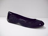 Coach 'True' Patent/Fabric Slipon Flats (Black/Black)