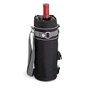 Wine Sack Insulated 1-Bottle Shoulder Tote Black - Picnic Time #631-95-175