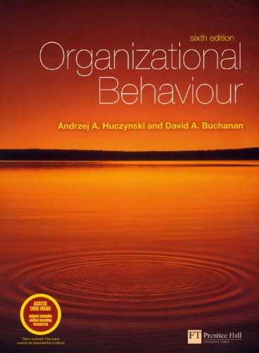 Organizational Behaviour: WITH CW Gradetracker Student Access Card: An Introductory Text: WITH CW Gradetracker Student Access Card