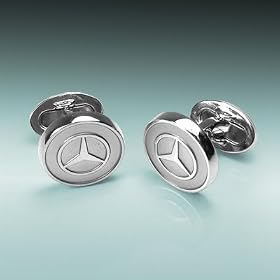 Mercedes Benz Round Cuff Links