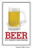 BEER ~Novelty Sign~ bar drinker drinkers tap funny gift