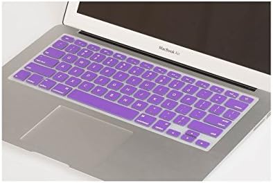 Amvka Keyboard Cover Silicone Rubber Skin for MacBook Pro 13" 15" 17" (with or without Retina Display) and MacBookPro 17 inches - Red