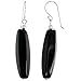 Sterling Silver Dangle Earrings, w/ Beads & title=