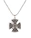 Diabolik Jewelry Large Pewter Rocker Celtic Maltese Cross Pendant