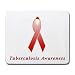 Tuberculosis Awareness Ribbon Mouse Pad