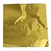 SODIAL Cute 100pcs Sweets Candy Package Foil Paper Chocolate Lolly Foil Wrappers Square (Gold)
