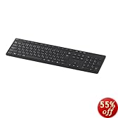 iBUFFALO Simpringб̵2.4GHzե륭ܡɡڥɥ饴󥯥Xưǧѡۥ֥å SRKB01BK