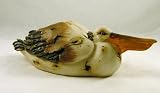 Coastal Nautical Decor Resin Resting Pelican
