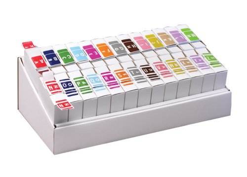 Smead Color-Coded Alphabetic Labels, A-Z Roll, Assortment 67100