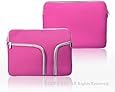 TopCase Handy Zipper Sleeve Bag with Pockets / Compartments for All Laptop 11" 11-inch Laptop Notebook / Macbook Air / Ultrabook / Chromebook