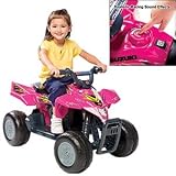 6V Suzuki ATV Ride-on 2.5 MPH Maximum Speed, Electronic Sound Effects 