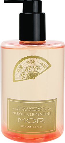 Mor Cosmetics Essentials Hand and Body Wash, Neroli Clementine, 14.5 Ounce
