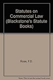 Blackstone's statutes on commercial law