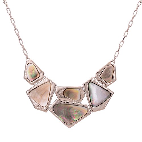 Modern Fantasy Triangle Cut Stone Fashion Style Chunky Princess Statement Necklace