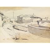 An old part of the Ship Canal, Quay Street, Manchester, by Albert Pile (Print On Demand)