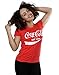 Coca Cola Women's 86 Logo T-Shirt Large Red