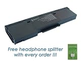 Acer Travelmate 242LM 8-cell - 4400mAh Replacement Laptop Battery with FREE MP3 Splitter